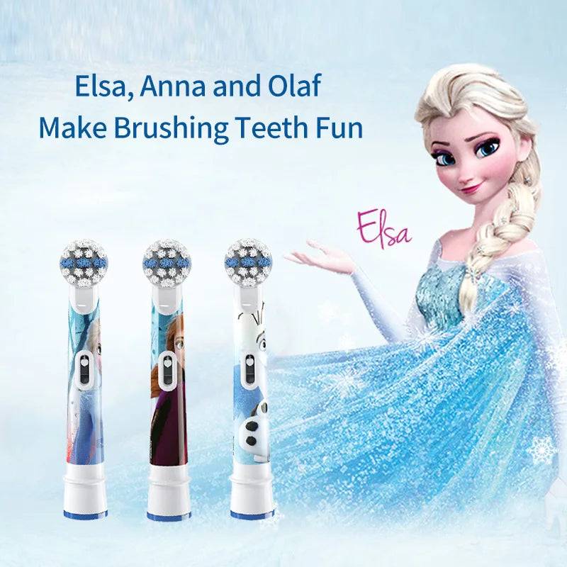 Oral-B Compatible Children's Electric Toothbrush Replacement Heads – 4pcs Set | DB4510K D10 D12K D100K Series