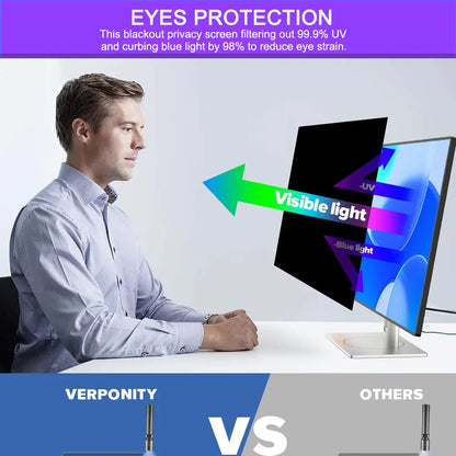 YaliPro Privacy Screen Protector for Laptop & PC Monitor – 13.3" to 24", Anti-Peep Filter Film