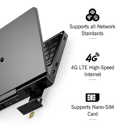 GPD Pocket 4 8.8" — AMD AI 9 HX 370, 64GB RAM, 2TB NVMe, 180° Flip, Portable Mini PC