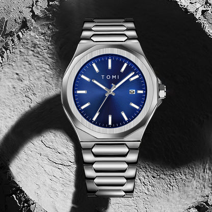 TOMI Luxury Men’s Watch & Gift Box Set – Business Quartz Watch