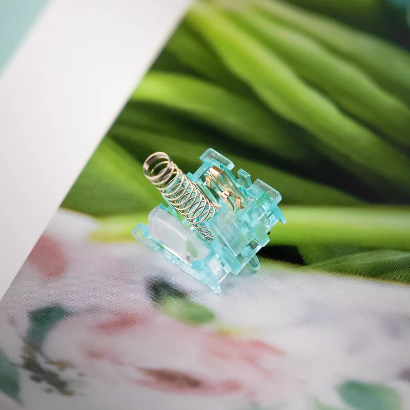 KTT OFF STUDIO Blue Tears Silent Switch – 5Pin Linear, POM Stem, Factory Lubed, RGB