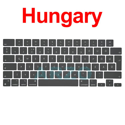 MacBook Pro Air Keycap Replacement Set M1 M2 M3 — 13" 14" 16" Keyboard Repair (A2442 A2485 A2779 A2780 A2681 A2941)