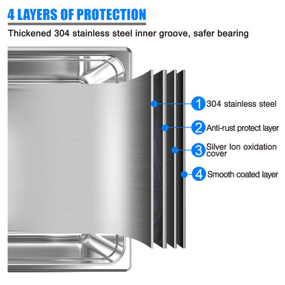 800ml Ultrasonic Cleaner 60W | EU Plug | Degas | 110V-220V | Watches & Jewelry