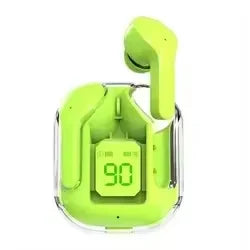 AEDG Air 31 Transparent Crystal TWS Wireless Earbuds – ENC Noise Cancelling, Gaming Mode, Dual Driver