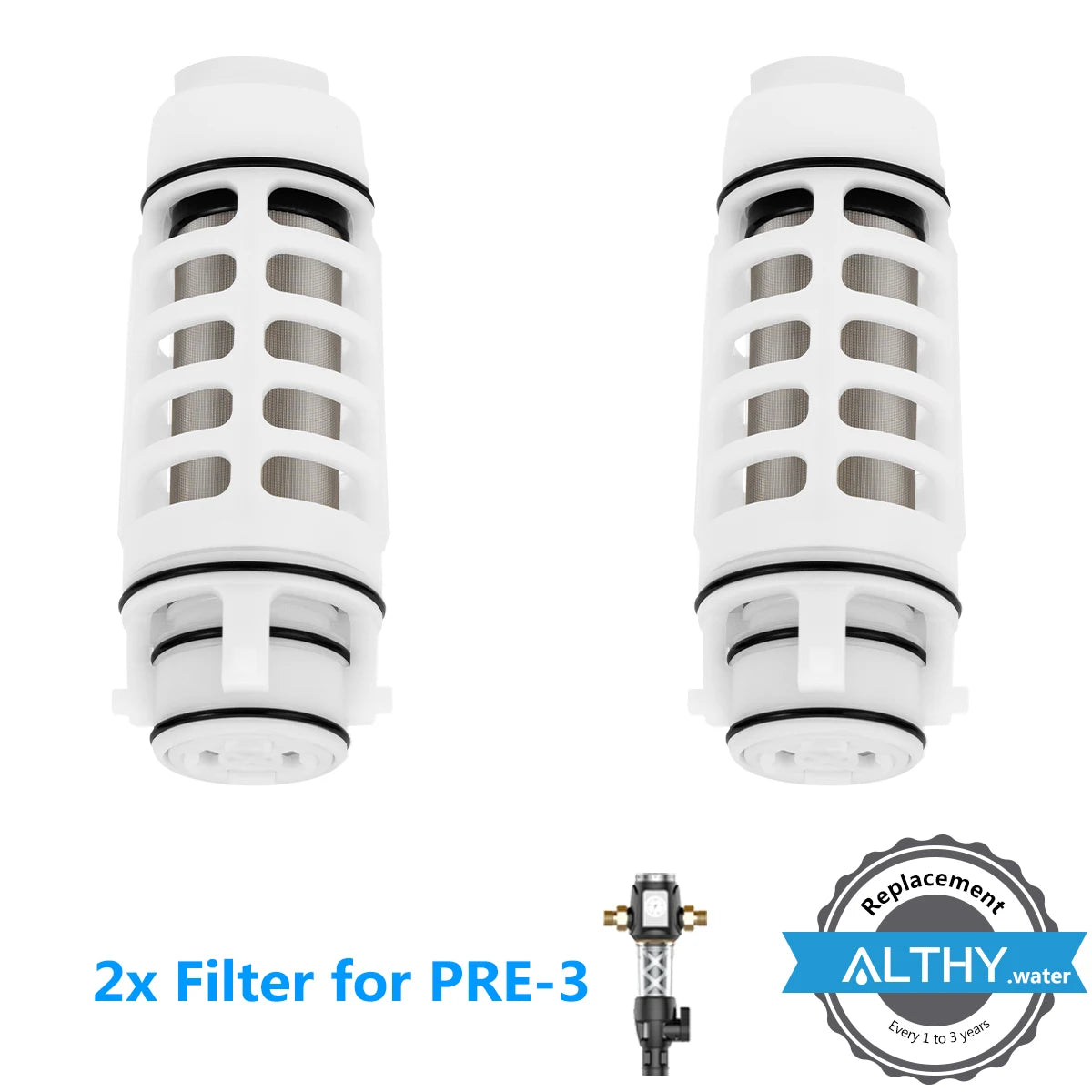 ALTHY Central Prefilter Backwash Replacement Filter — PRE1/PRE2/PRE3/PRE4/AUTO2, Stainless Steel Mesh