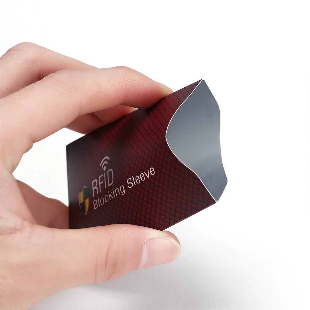 RFID Blocking Card Sleeve Protectors – 5 Pack