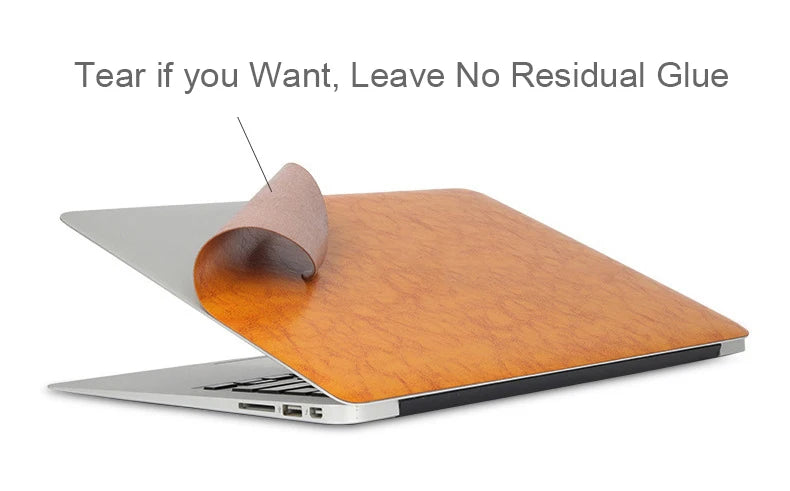 Anti-Scratch Waterproof Laptop Skin for MacBook Air 13 M1/M2, Pro 14/16 2021–2023 – PU Protector Film