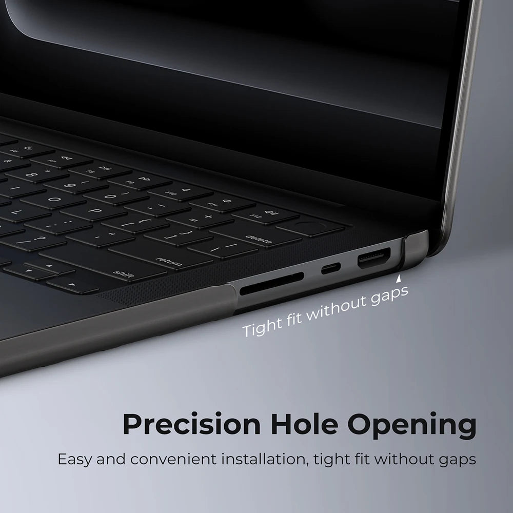 MacBook Hard Shell Case – Ultra-Thin 1mm, for Pro 14/16 M5/M4/M3, Air 13/15 M4/M3/M2, Pro 13 M1/M2