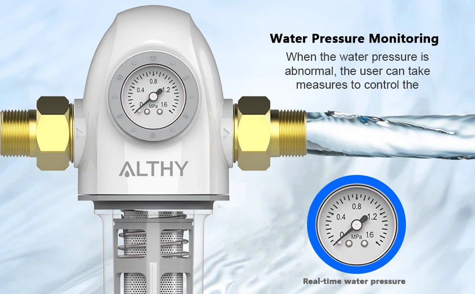 ALTHY PRE-AUTO2 Whole House Backwash Prefilter – Auto Self-Cleaning Sediment Filter