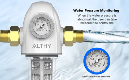 ALTHY PRE-AUTO2 Whole House Backwash Prefilter – Auto Self-Cleaning Sediment Filter