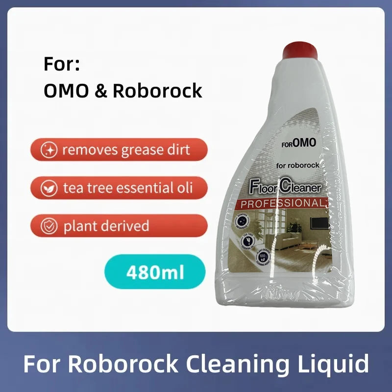 Roborock Floor Cleaning Liquid 480ml | S8 Pro Ultra / S7 Max Ultra / Q5 / Q7 Series Compatible