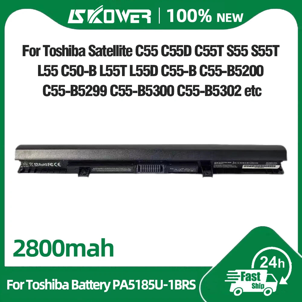 SKOWER Replacement Battery for Toshiba Satellite | PA5185U-1BRS | C50-B C55 L50 L55 E45 Series