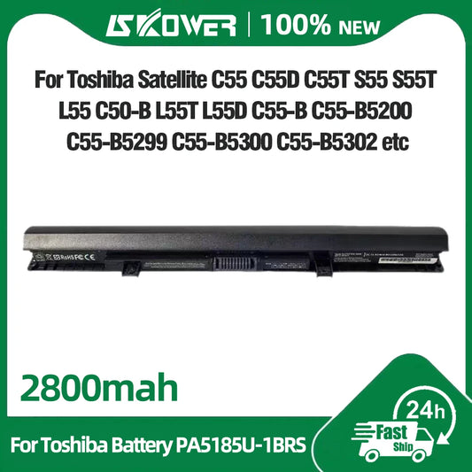 SKOWER Replacement Battery for Toshiba Satellite | PA5185U-1BRS | C50-B C55 L50 L55 E45 Series