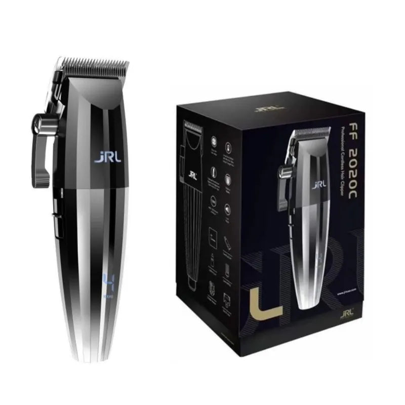 JRL 2020C/T Professional Hair Clipper – Gold & Silver, Barber Set Options