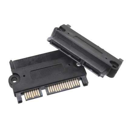SATA 22-Pin Male to Female Adapter – Power & Data Converter