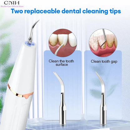 Ultrasonic Water Flosser – Tartar Remover, Stain Eraser, Multi-Mode, Type-C Rechargeable, Portable Oral Care