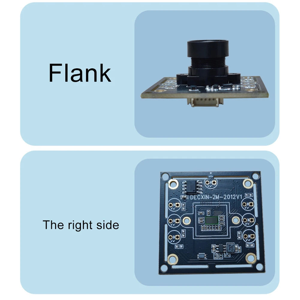 OV9732 USB Camera Module – 1280x720 HD, 30fps, Manual Focus, 60°/100° Lens, for ATM, Scoring Systems