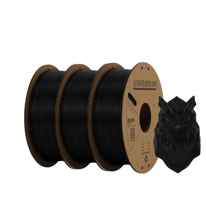 KINGROON PLA Filament 1.75mm – 5 or 10 Rolls, Mixed Colors, No Bubble