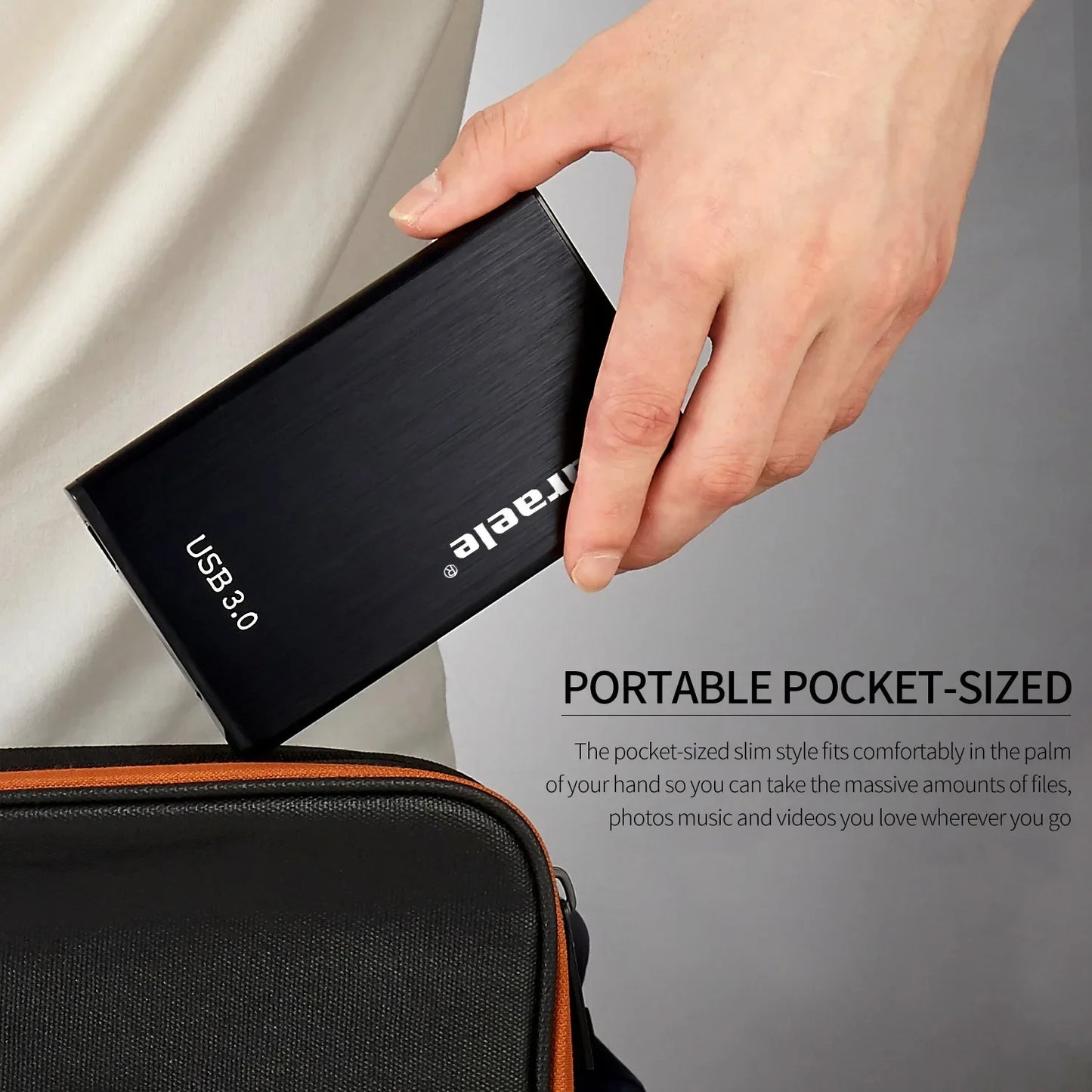 Portable USB 3.0 External Hard Drive 500GB–16TB | Red / Black / Silver / Blue