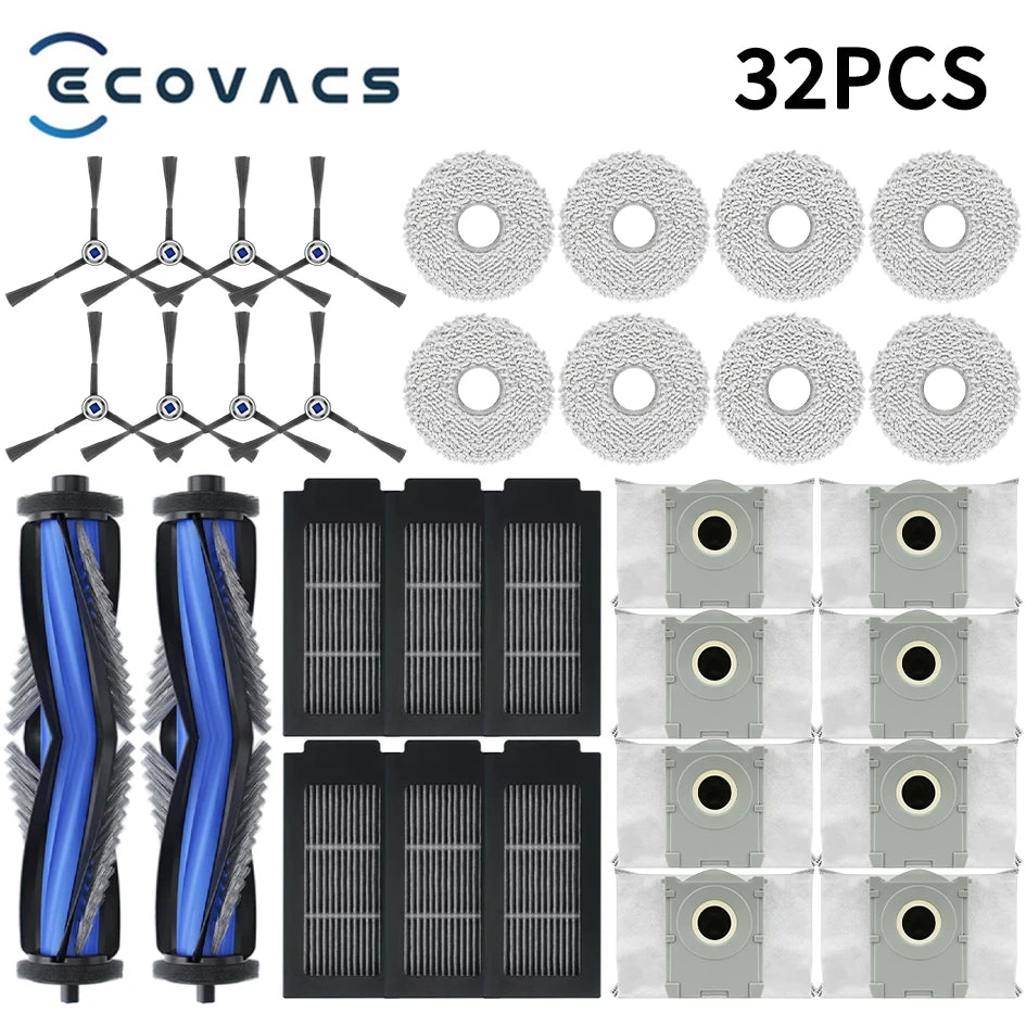 ECOVACS T50 PRO OMNI / T50 OMNI Spare Parts | Brush / Filter / Mop / Dustbag