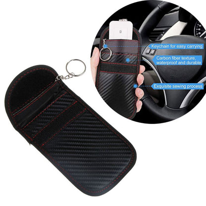 Faraday Bag Anti-Theft RFID Signal Blocking Pouch - Security Box for Car Keys & Cards