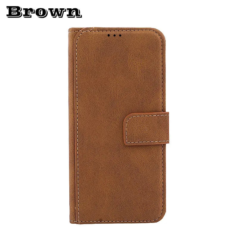 Blackview BV9200 wallet case with stand, black leather phone holster cover, designed for business use with card slots and stand feature