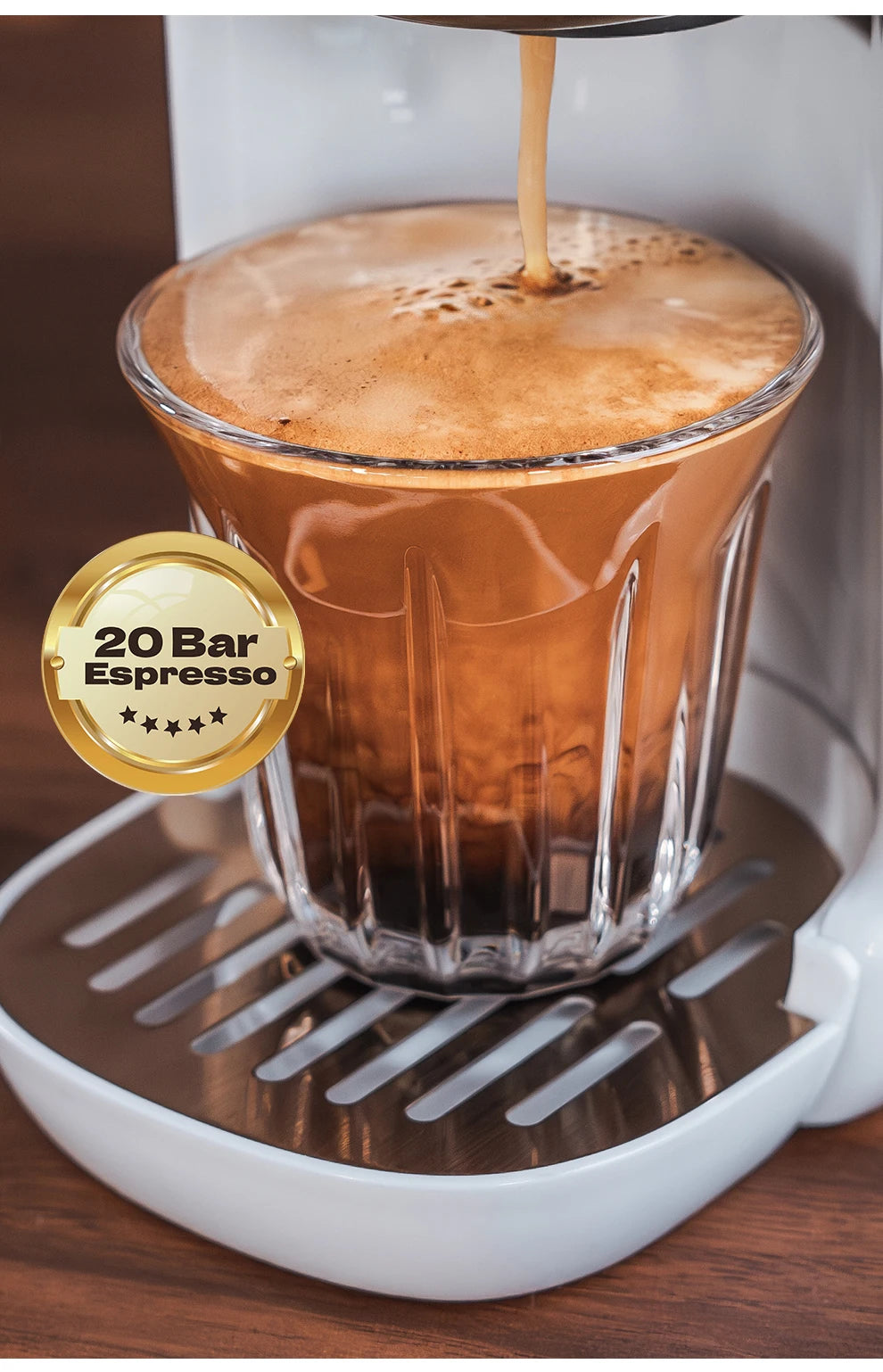 HiBREW H2B Cold & Hot Coffee Maker | 5-in-1 | Nespresso & Dolce Gusto Compatible | EU 220V