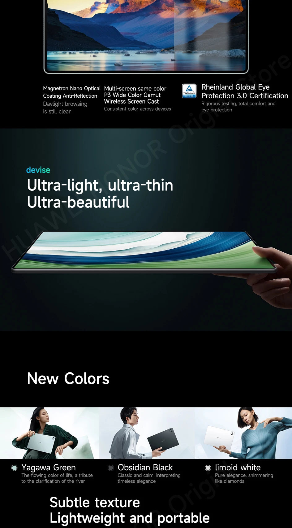 HUAWEI MatePad Pro 13.2" – 2.8K OLED 144Hz, WiFi/LTE