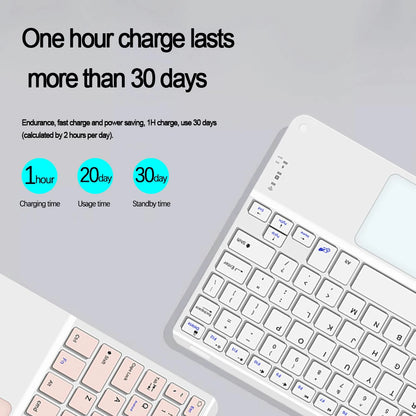 Touchpad Bluetooth Wireless Keyboard – For iPad, iPhone, Android, Windows PC & Laptop