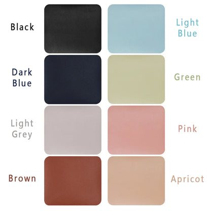 Creative Anti-Slip Leather Mouse Pad – Smooth Fabric, Desk Mat for Laptop, PC & MacBook