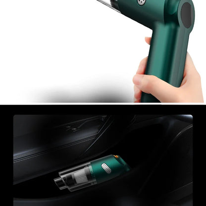 10,000Pa Handheld Vacuum Cleaner – Wireless, 25W, Bagless, Pet Hair, Car & Home (White / Black)