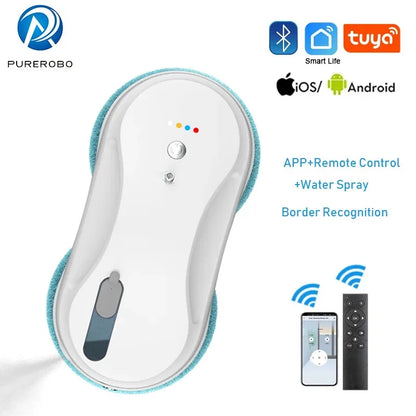 Smart Window Cleaning Robot – APP & Remote Control, Auto Water Spray