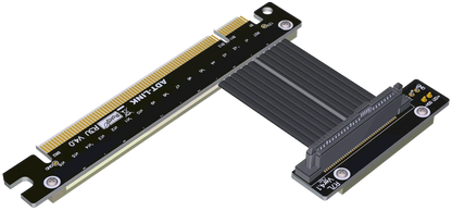 ADT-Link PCIe 4.0 Riser Cable – X16/X8/X4/X1 to M.2 NVMe/U.2 SSD Extension, Gen4