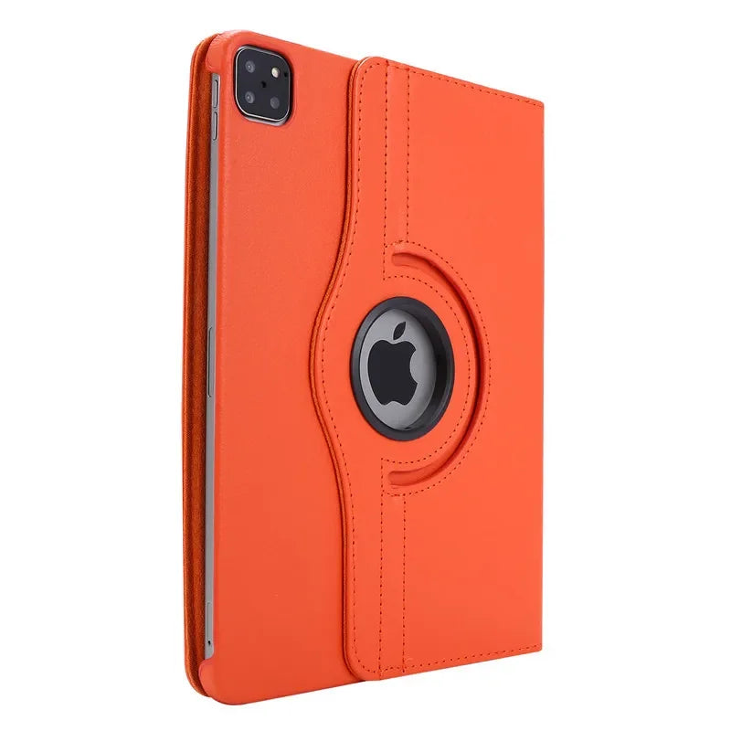 360° Rotating Stand Leather iPad Case – Pro 11"/12.9"/13", Air, Mini, 7th–10th Gen