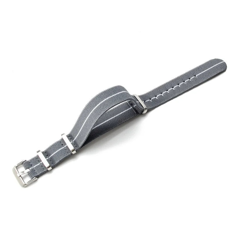 Elastic NATO Nylon Watch Strap 18/20/22mm | Breathable Woven Watchband