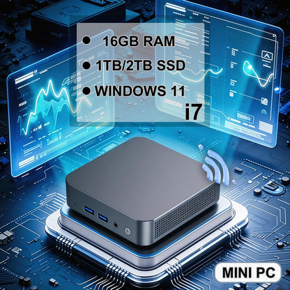 Mini PC Intel Core i7-4510U – Triple Display, 16GB RAM, up to 2TB SSD, Windows 11