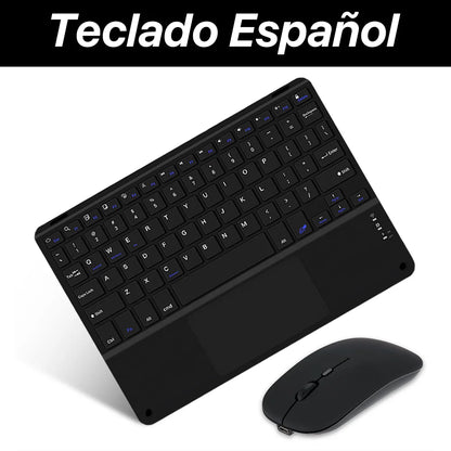 Bluetooth Wireless Keyboard with Touchpad for iPad, Tablet & Laptop