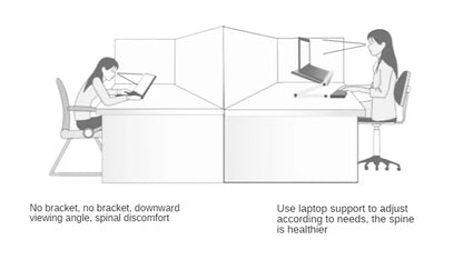 Adjustable Folding Laptop Desk for Bed – Portable Notebook Stand with Cooling Fan