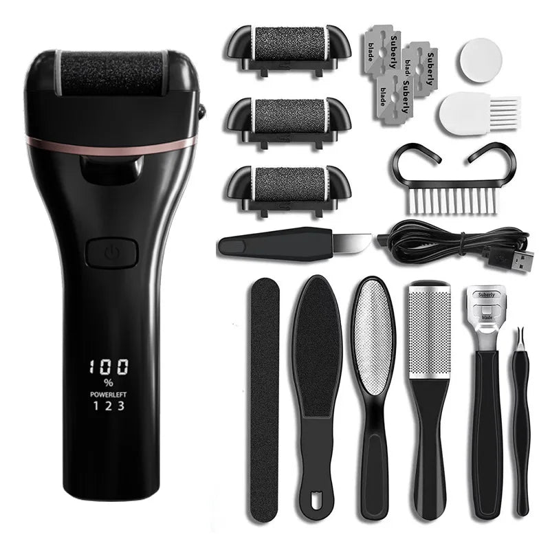 Electric Foot Callus Remover – Rechargeable Pedicure Tool