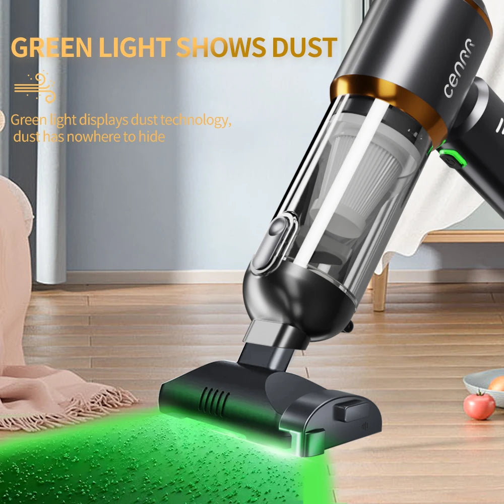 CENRR Mini Car Vacuum Cleaner – 998000Pa, Cordless, Handheld, Blower