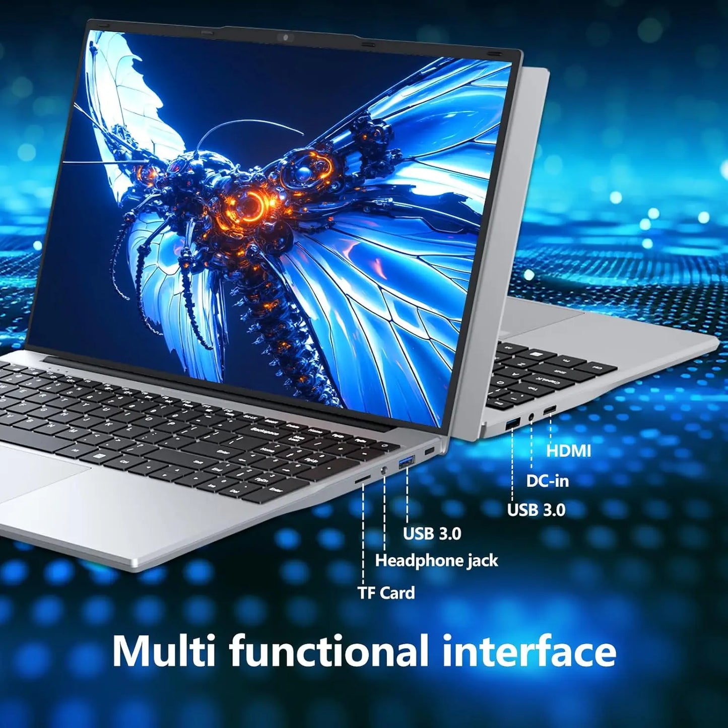 Gaming Laptop 15.6" — Intel i9-10980HK / 9900U, 16GB RAM, Fingerprint Unlock, Backlit, Windows 11