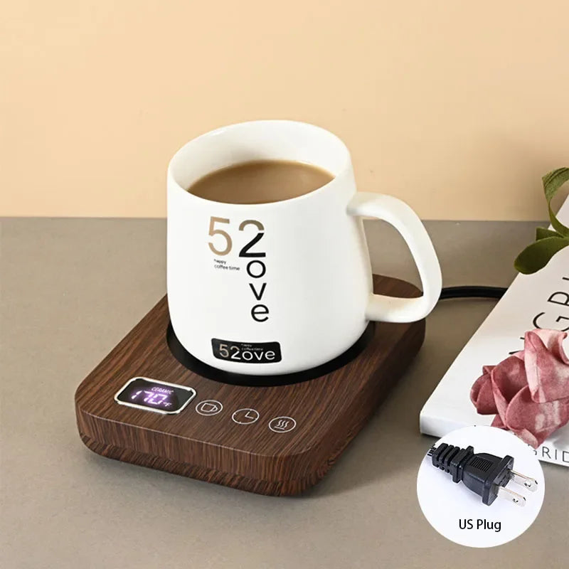 Coffee Mug Warmer – 3 Temperature Settings, Auto Shut-Off, Electric Beverage Heating Plate | Desk & Office
