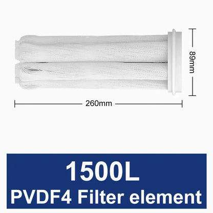 GERWELL Whole House Water Purifier – 1500L–2500L PVDF Membrane, Stainless Steel, Non-Electric