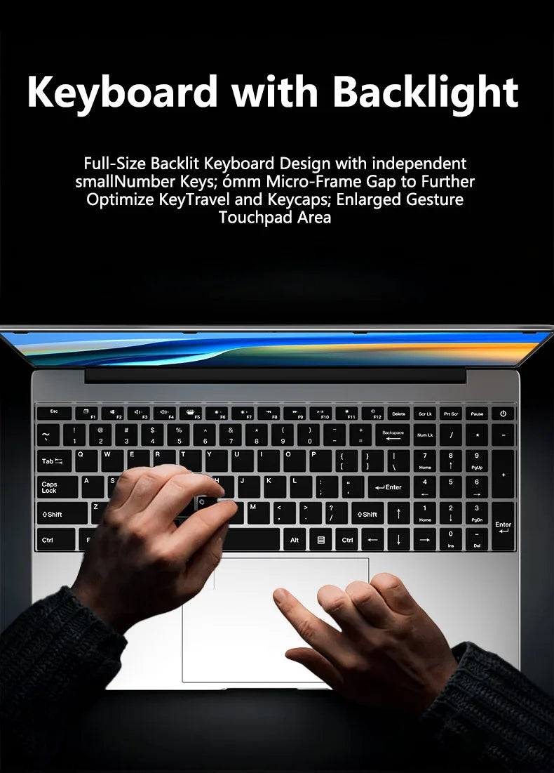 LENO 15.6" Laptop | Intel Pentium | 16–32GB RAM | Up to 2TB SSD | Windows 11 Pro | FHD Display | Office & Study