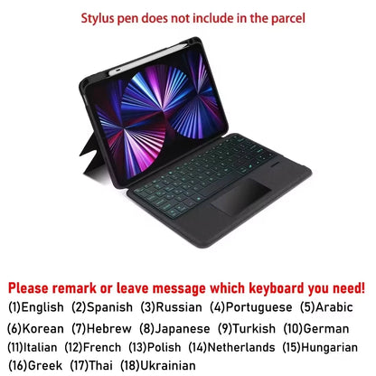 Magic Keyboard Case for iPad – Trackpad, Backlight, Air/Pro/10th-11th Gen