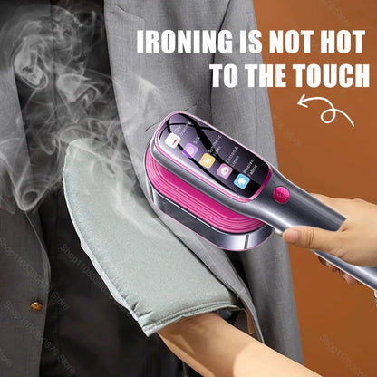 Mini Portable Steam Iron – Handheld Garment Steamer, Wet & Dry, Foldable | EU Plug | CENRR