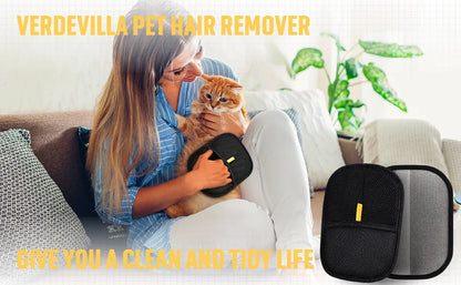 Reusable Static Pet Hair Removal Gloves | Double-Sided Grooming & Cleaning Tool