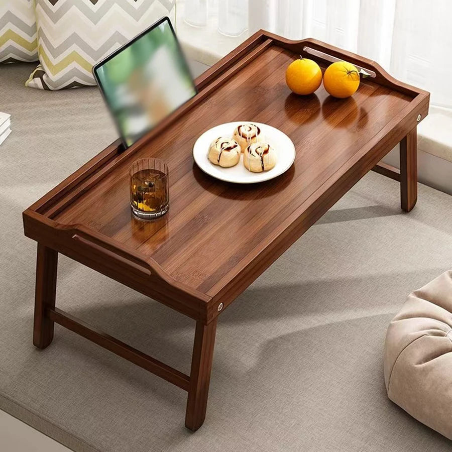 Multifunctional Folding Floor Desk – Laptop, Reading, Tea & Breakfast Tray Table