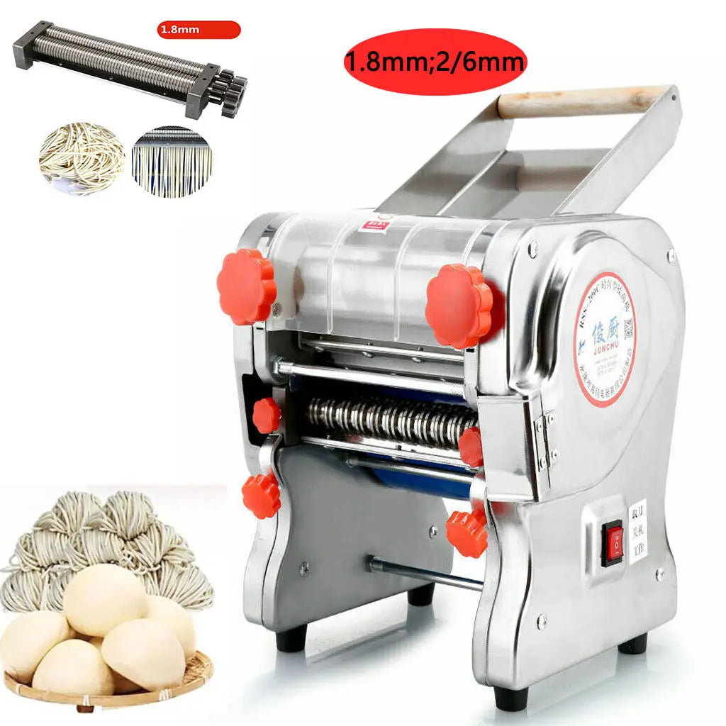 550W Electric Pasta & Noodle Maker Machine – Stainless Steel Dual Knife