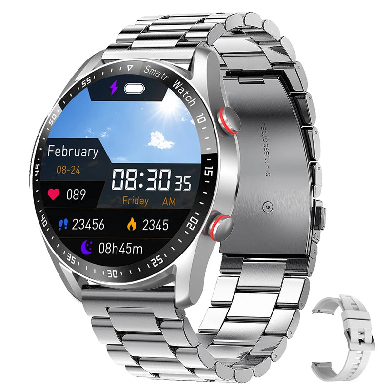 2026 Watch GT Series Smart Watch – ECG+PPG, GPS, HD Screen, BT Call, IP68 for Men & Women